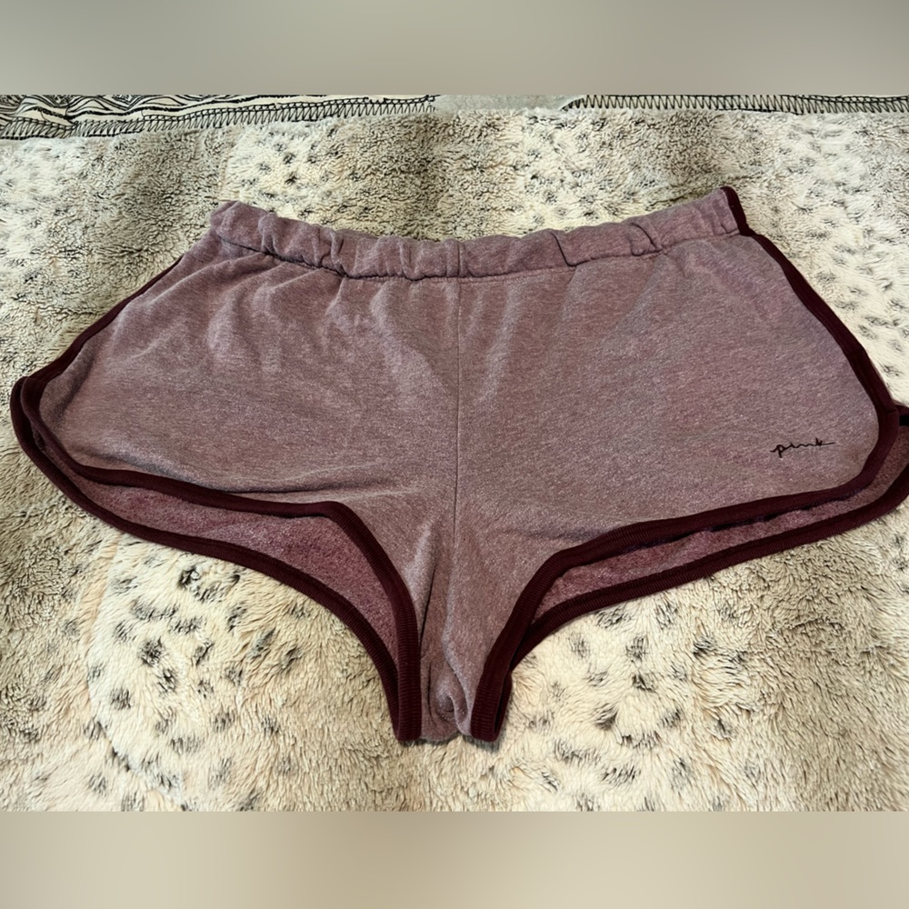 Victoria’s Secret PINK pink/maroon colored shorts